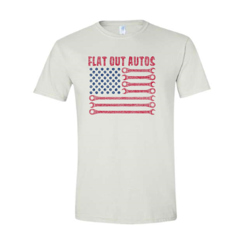 Flat Out Flag - White